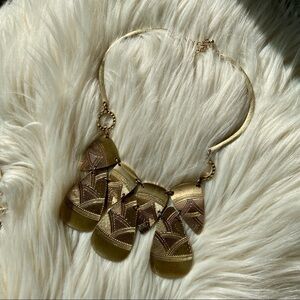 Free people golden necklace